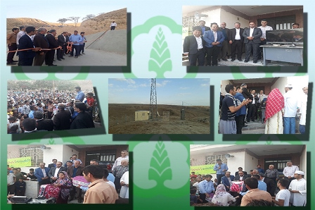 افتتاح ایستگاه ماهواره ای قرناق مرواه تپه استان گلستان