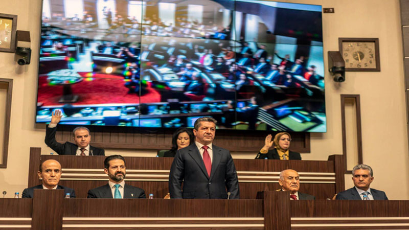 مشارکت احزاب در تشکیل کابینه نهم کردستان عراق