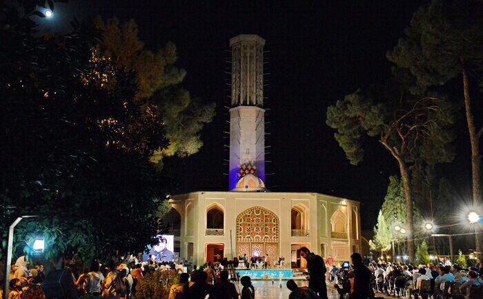 میرطاهر مظلومی و حمید محمدی در شب فیروزه‎ای