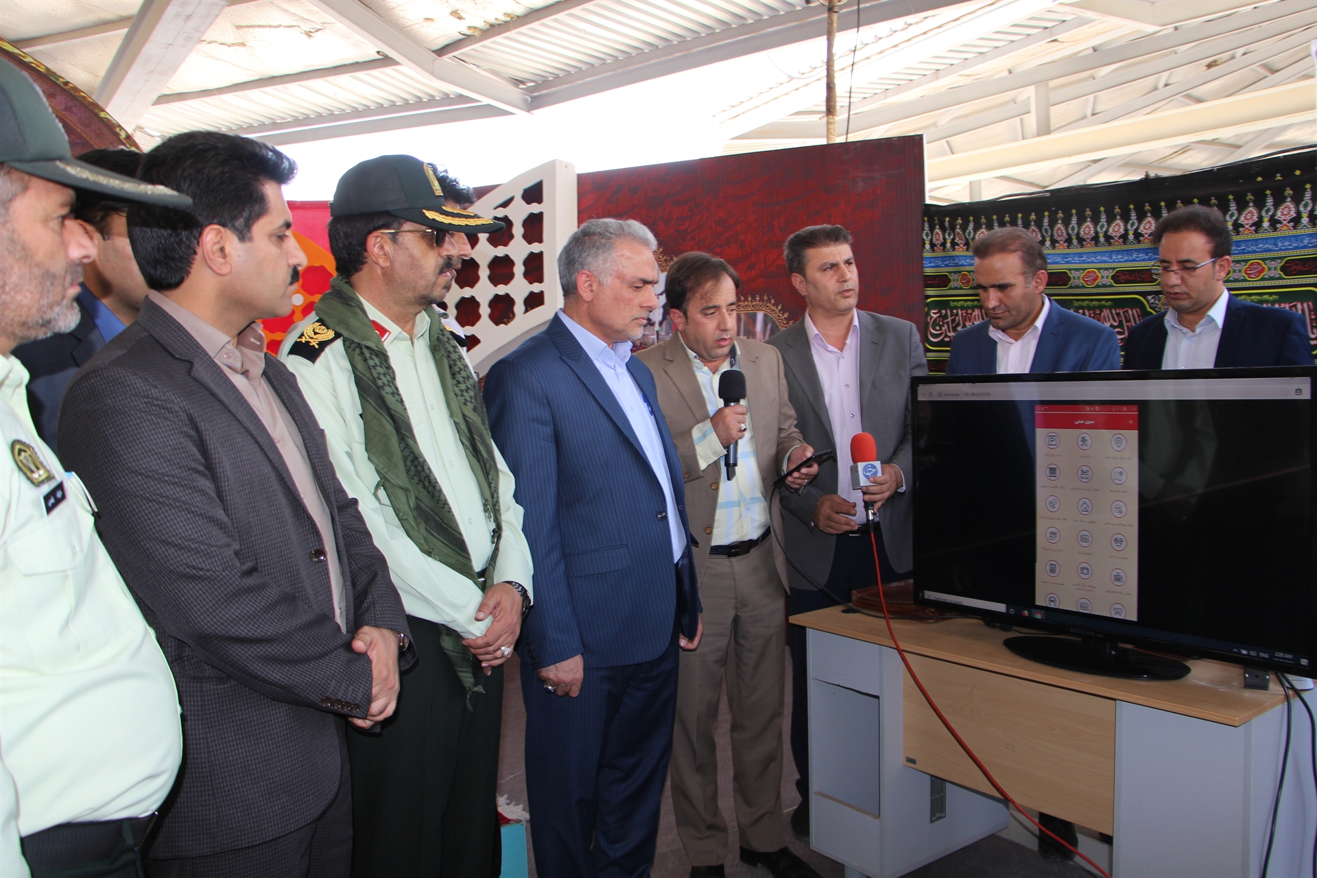 افتتاح قرارگاه رسانه‎ای اربعین در مرز بین‎المللی مهران