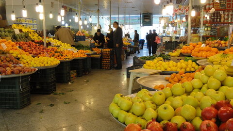 بازار میوه و سبزیجات و تورم میوه و خشکبار از ابتدای سال
