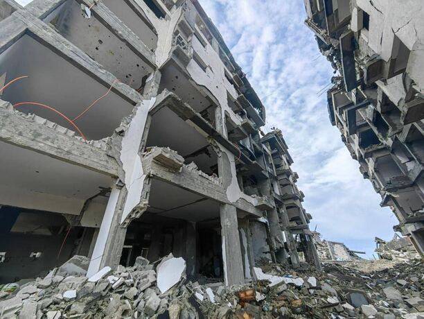 ویرانی‌های رژیم صهیونیستی در نوار غزه