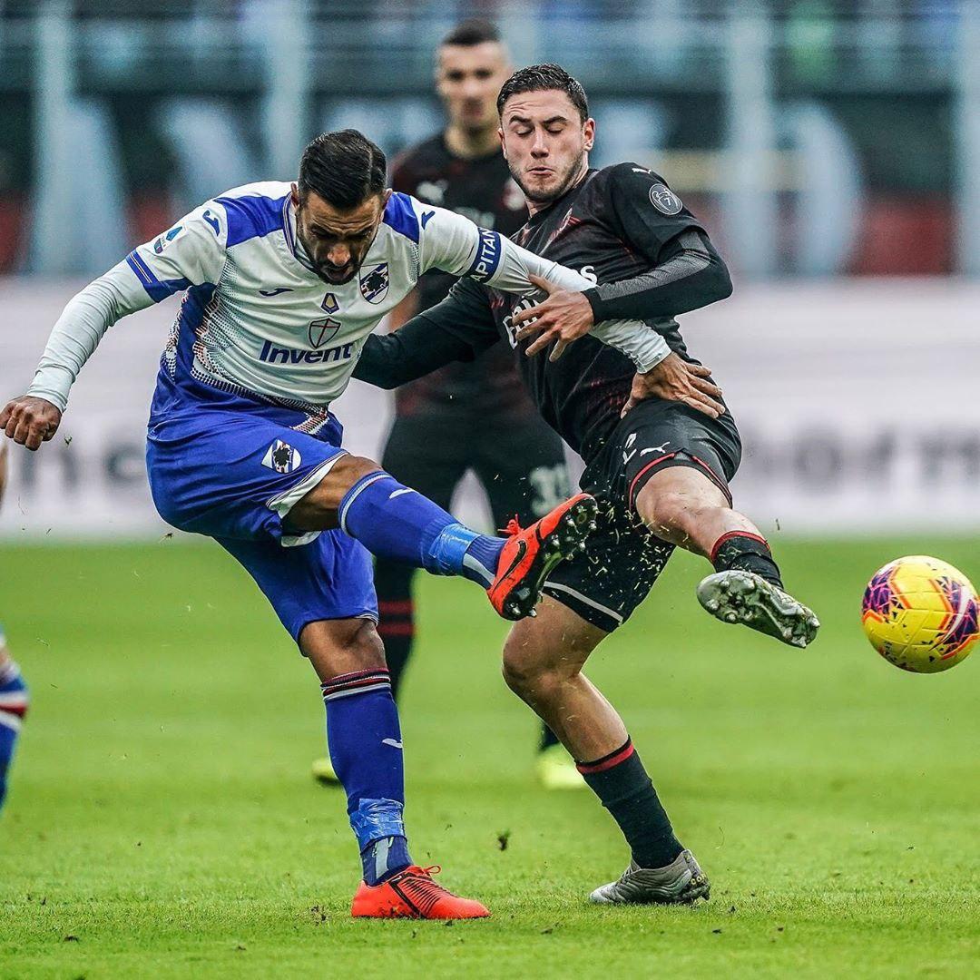 رقابت فوتبال بین دو تیم «سمپدوریا-میلان» روی آنتن شبکه سه سیما